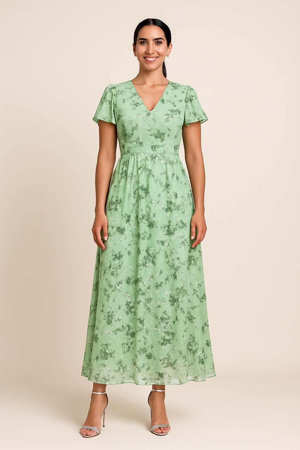 HERBERGER | Atmungsaktives Damen Midikleid elegant für Sommer