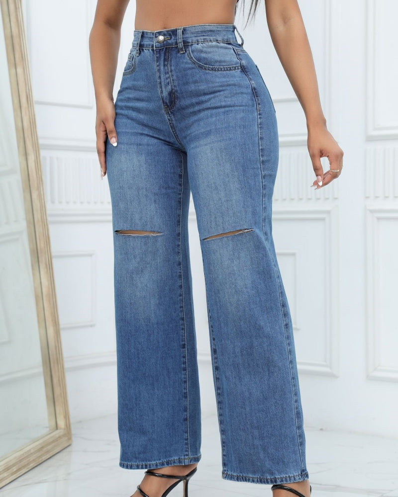 Jeans mit Hoher Taille