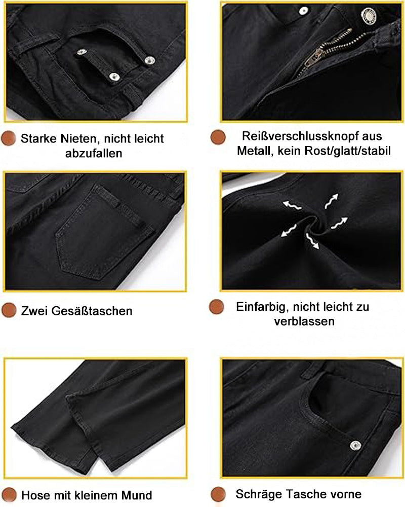 Jeans Mit Hoher Taille