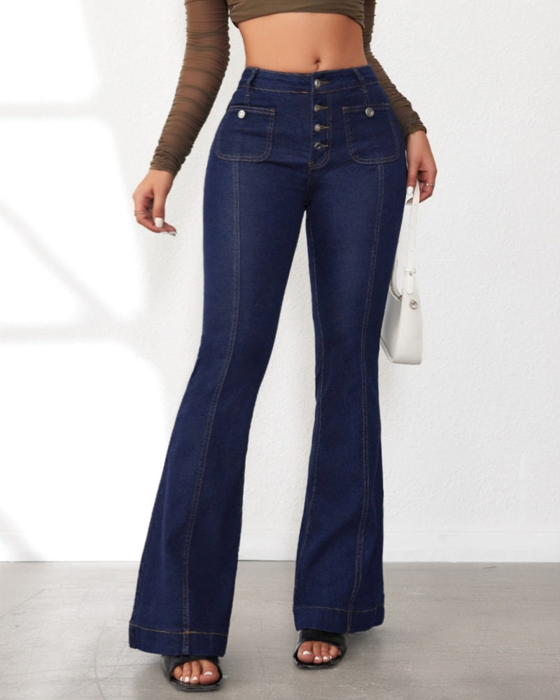 Damen Jeans mit Hoher Taille