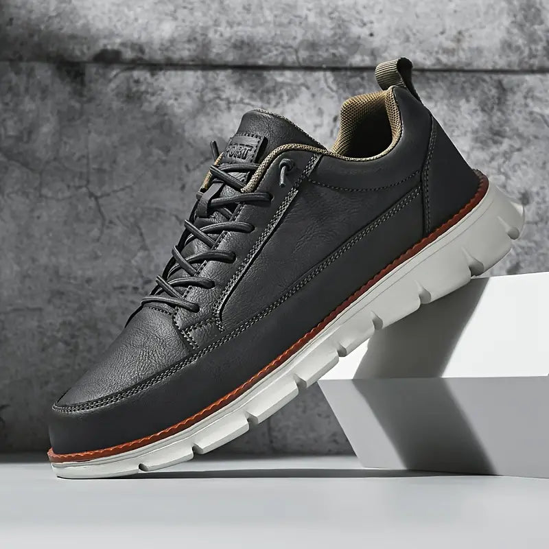 Soroel Orthopädischer Leder Sneaker