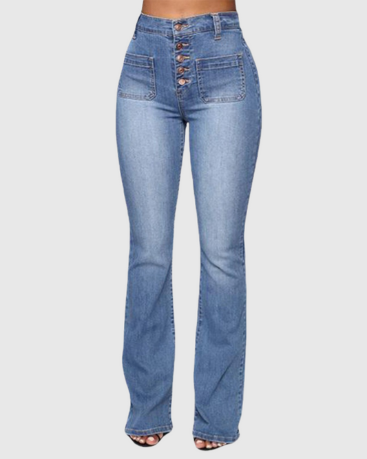 Jeans mit Mehreren Knöpfen