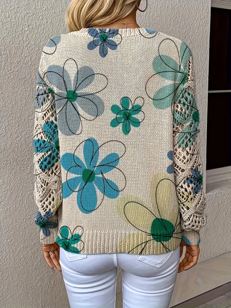 Marzena Eleganter Langarm Pullover