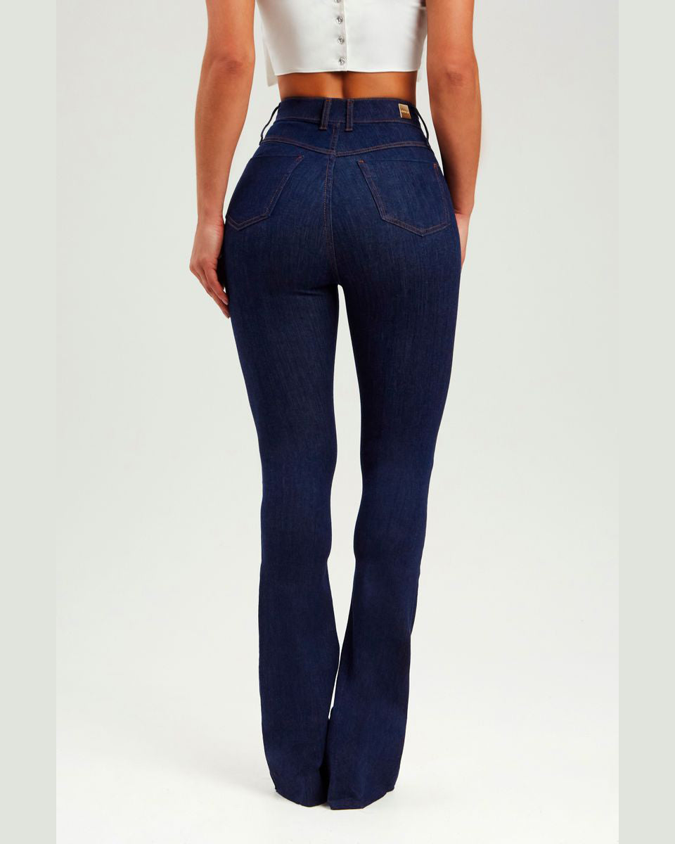 Dunkelblaue Shaping Jeans