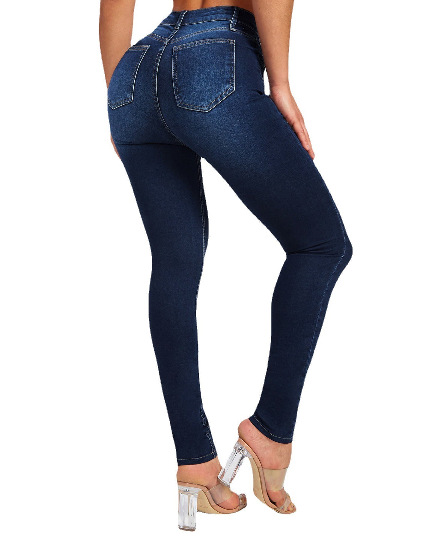 Jeans mit hoher Taille