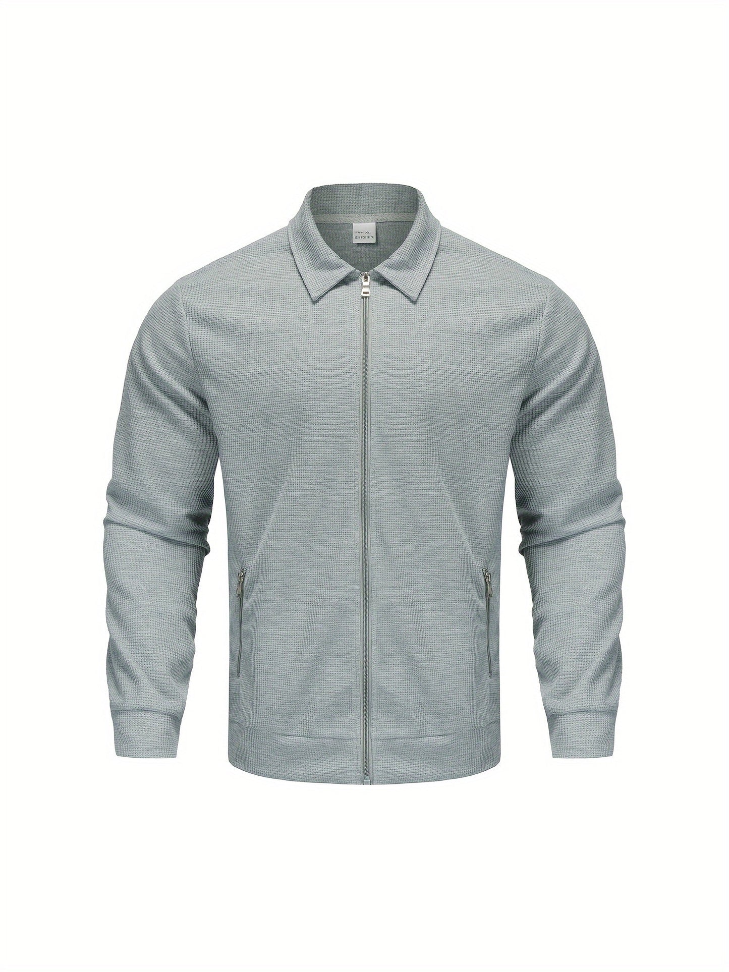 Marvin – Lässige Polyester Jacke Mit Reißverschluss