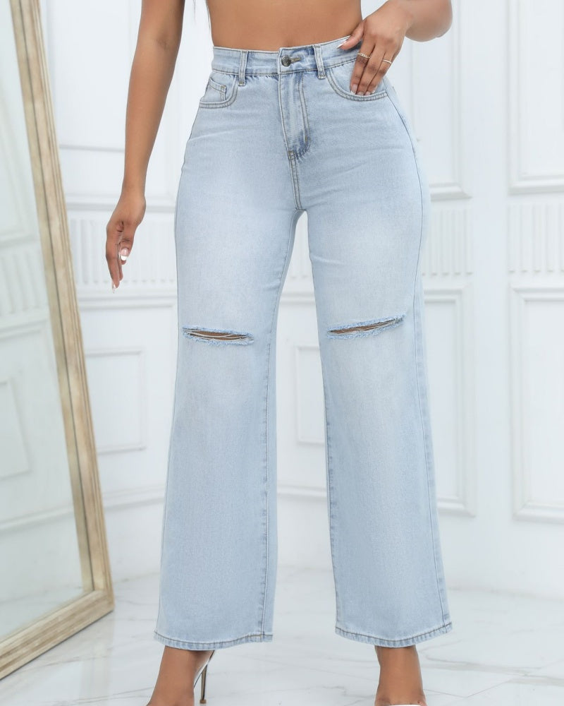 Jeans mit Hoher Taille