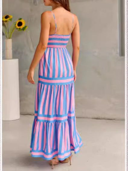 Maxikleid mit Rüschen