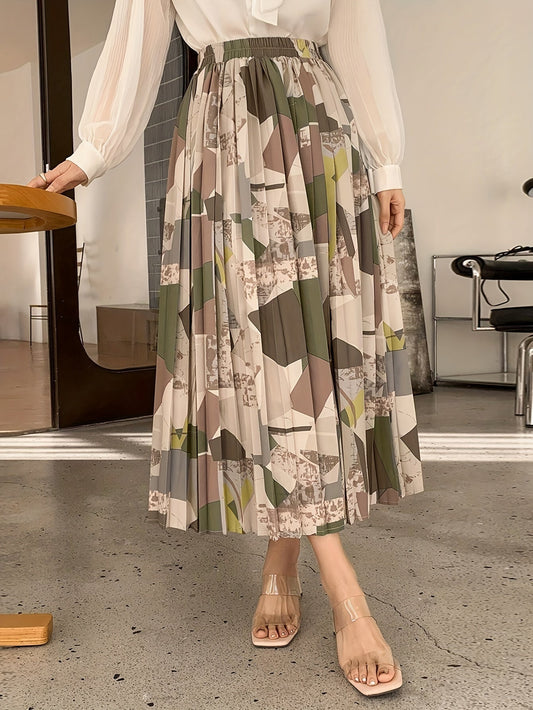 Faltenakzent Damen Rock