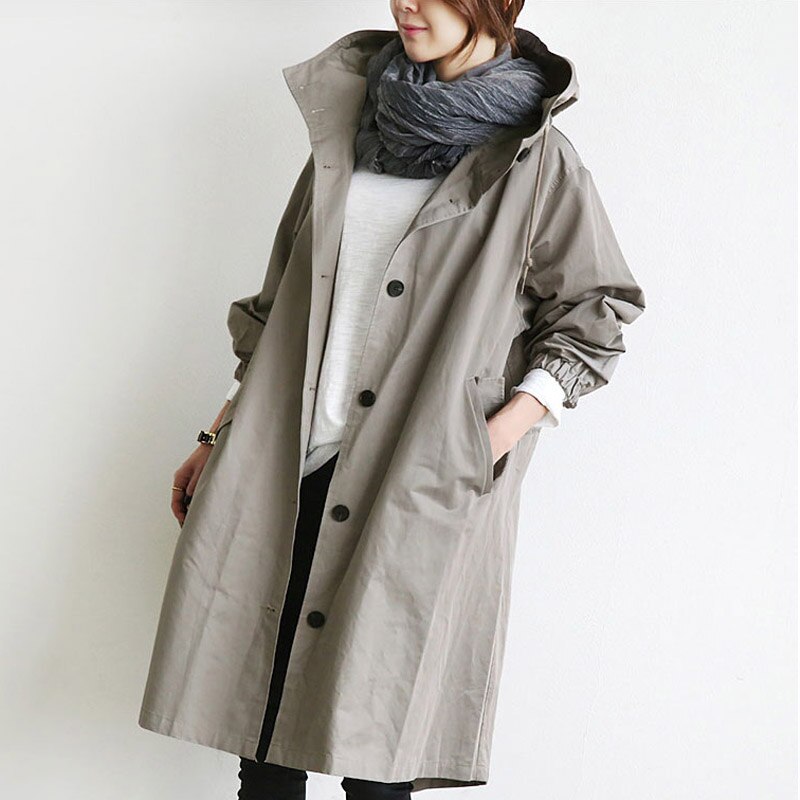 Mandy Eleganter und wasserabweisender Trenchcoat