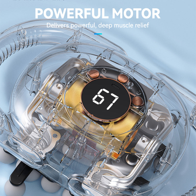 Elektrisches Tiefenmassagegerät mit Rotlicht - Soluna