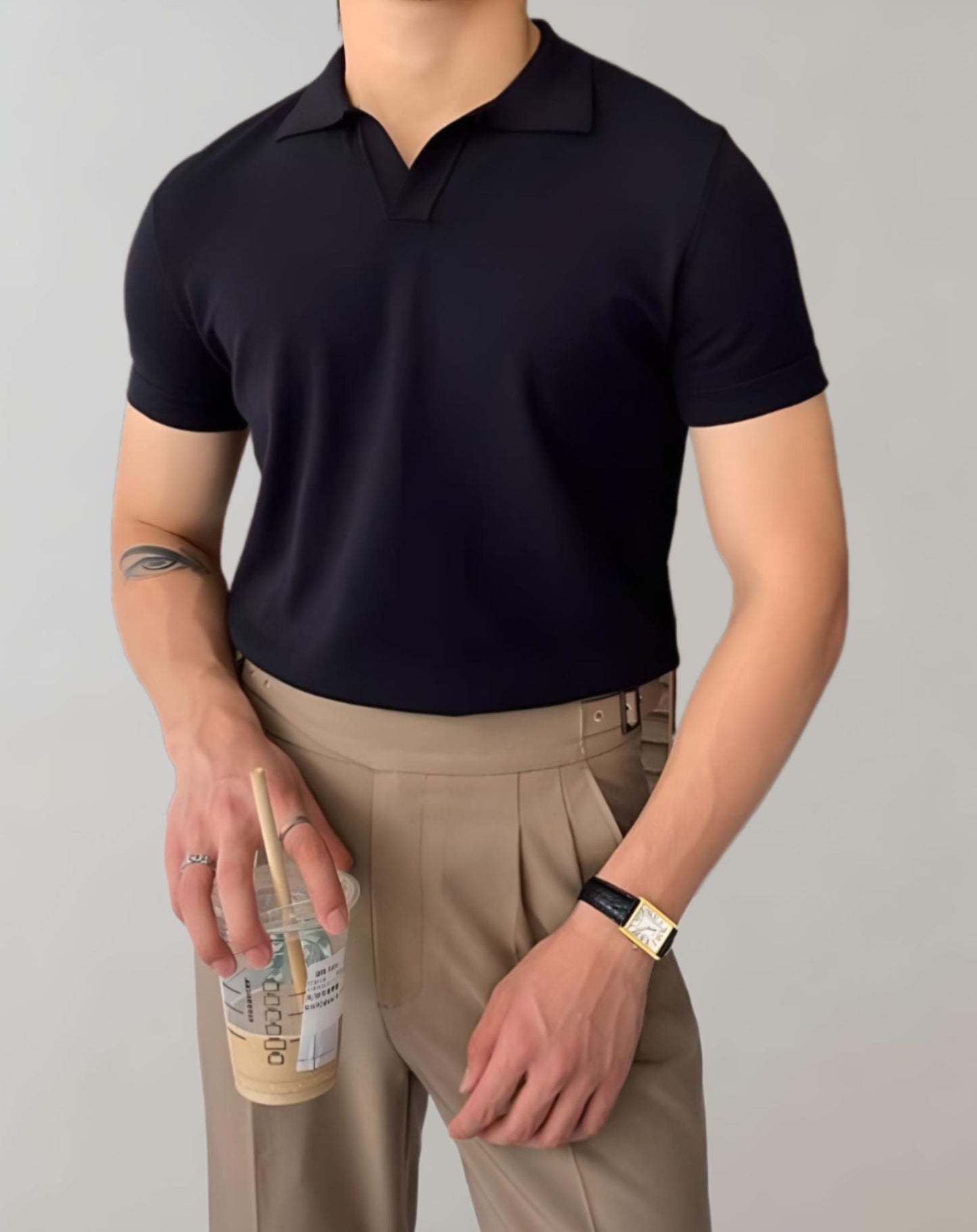 Zentralstil Herren Langarm Langarmshirt