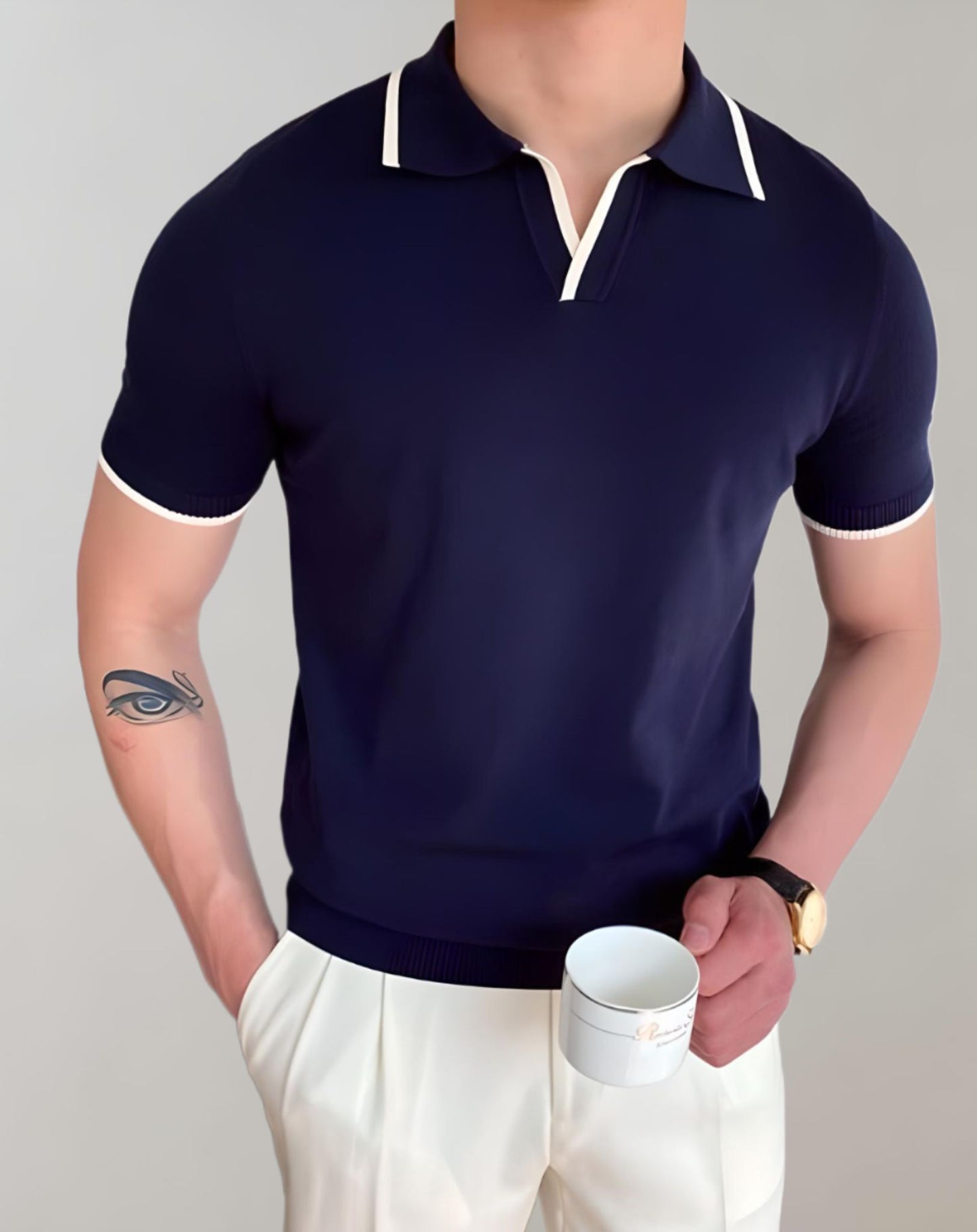 Zentralstil Herren Langarm Langarmshirt